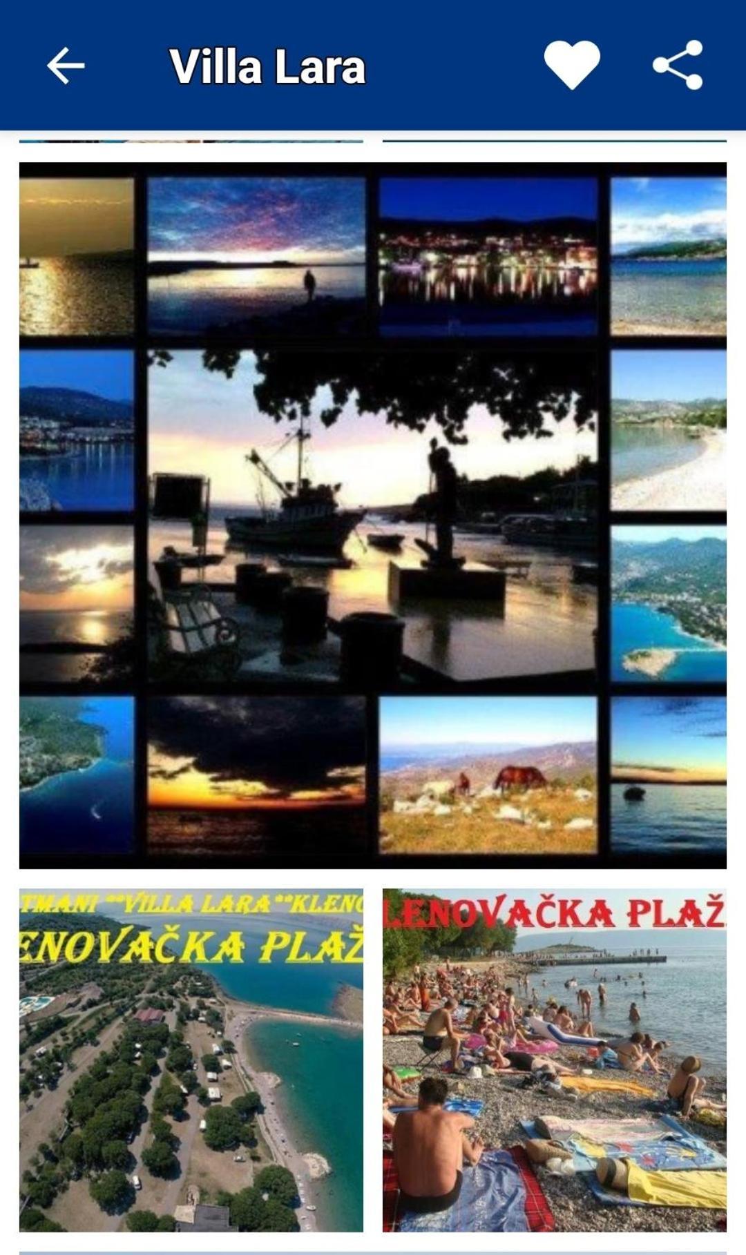 Villa Lara Klenovica Esterno foto